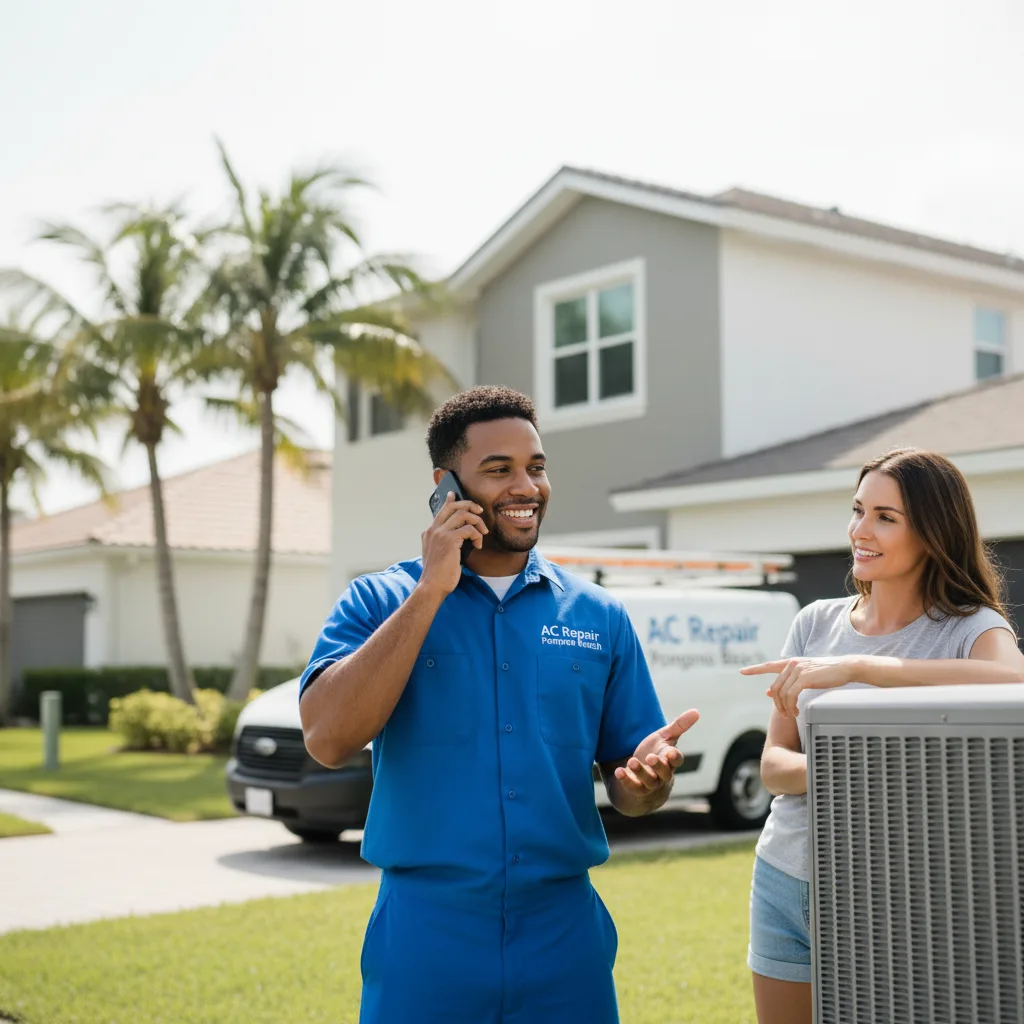 AC Repair Pompano Beach customer support in Dunbarton